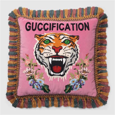 gucci throw pillow